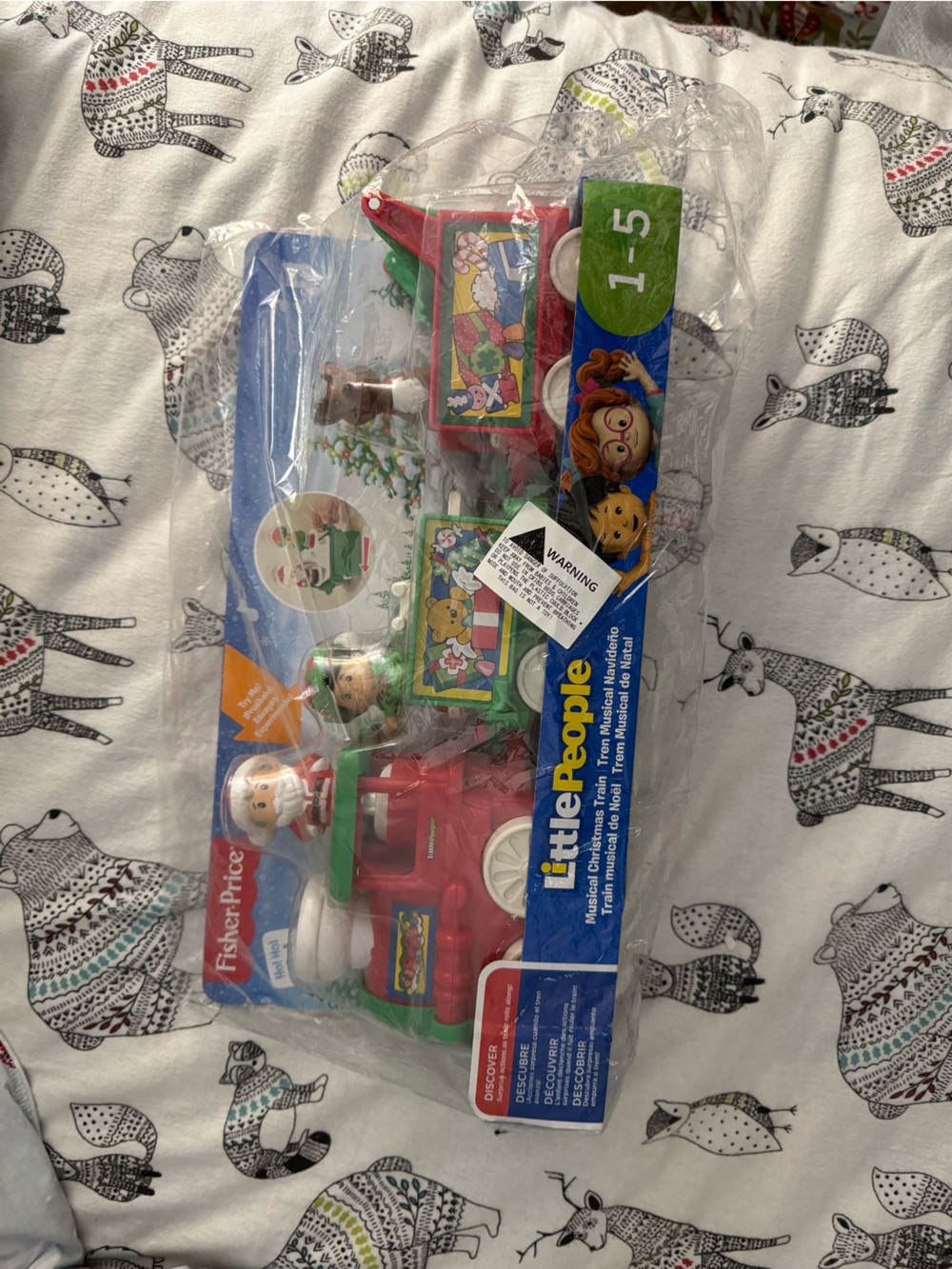 Little people musical Christmas train New